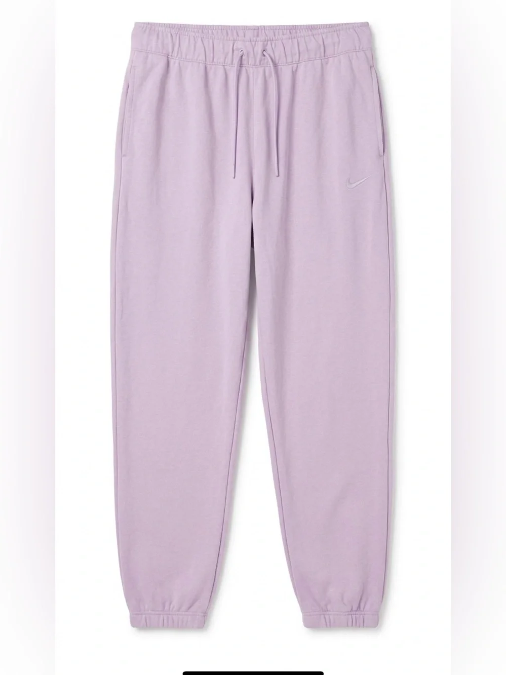 NIKE Lilac Purple Cotton Jersey Easy Jogger Pants XL Pastelcore Lounge